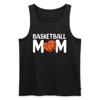 Basketball Maman Basketball Player Coach Team - Débardeur bio Premium Homme - noir - Devant - Michal (187cm)