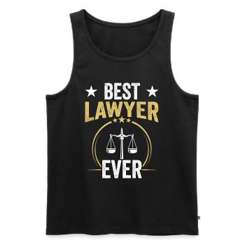 Meilleur avocat de tous les temps Avocat Avocat - Débardeur bio Premium Homme - noir - Devant - Michal (187cm)
