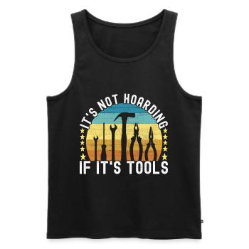 Electrician Electronics Technician - Men's Premium Organic Tank Top - black - Front - Michal (187cm)