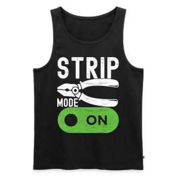 Electrician Electronics Technician - Men's Premium Organic Tank Top - black - Front - Michal (187cm)