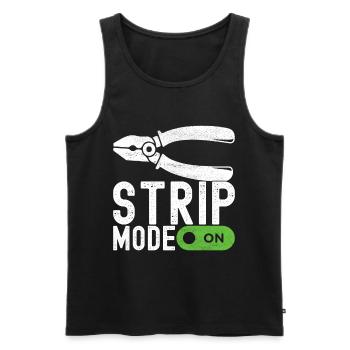 Electrician Electronics Technician - Men's Premium Organic Tank Top - black - Front - Michal (187cm)