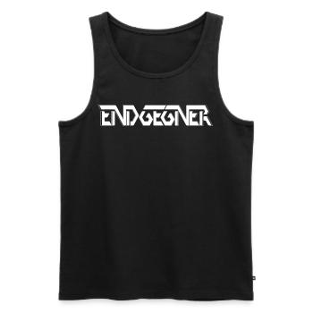 ENDGEGNER - an Dir kommt keiner vorbei - Männer Premium Bio Tank Top - Schwarz - Vorne - Michal (187cm)