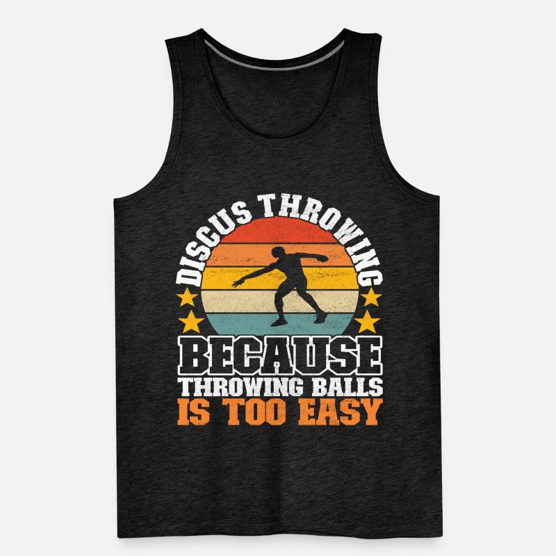Discus thrower Discus throw Men's Premium Organic Tank Top