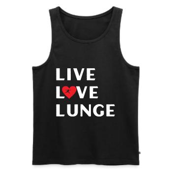 Fechten Fechtsport - Männer Premium Bio Tank Top - Schwarz - Vorne - Michal (187cm)