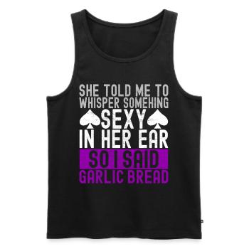 Asexual Ace - Men's Premium Organic Tank Top - black - Front - AI Model Male 178 light (178cm)