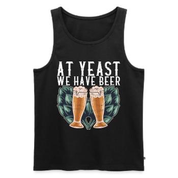 Beer Brewer Beer Brewing - Men's Premium Organic Tank Top - black - Front - AI Model Male 178 light (178cm)