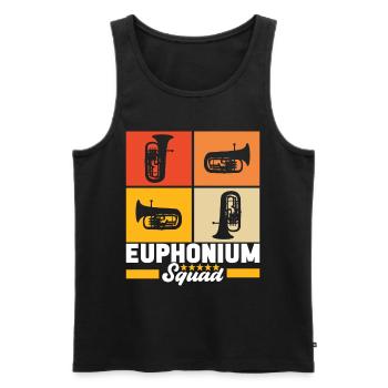Euphonium Bariton Tenorhorn - Männer Premium Bio Tank Top - Schwarz - Vorne - Michal (187cm)