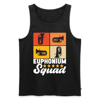 Euphonium Bariton Tenorhorn - Männer Premium Bio Tank Top - Schwarz - Vorne - Michal (187cm)