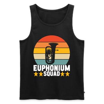 Euphonium Bariton Tenorhorn - Männer Premium Bio Tank Top - Schwarz - Vorne - Michal (187cm)
