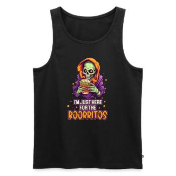 Costume pour les amateurs de burritos - Débardeur bio Premium Homme - noir - Devant - Michal (187cm)