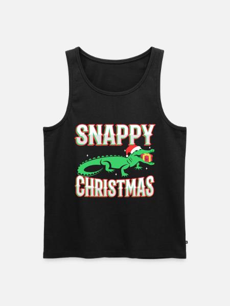 Snappy christmas - Men's Premium Organic Tank Top - black