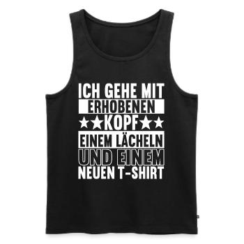 Abschiedsgeschenk Kollege Jobwechsel - Männer Premium Bio Tank Top - Schwarz - Vorne - AI Model Male 178 light (178cm)