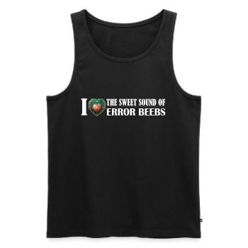 Ich liebe den Klang der Fehler Beebs Symphonie der - Männer Premium Bio Tank Top - Schwarz - Vorne - AI Model Male 178 light (178cm)