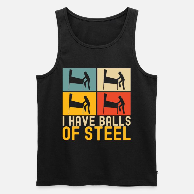 Pinball Flipper - Männer Premium Bio Tank Top - Schwarz