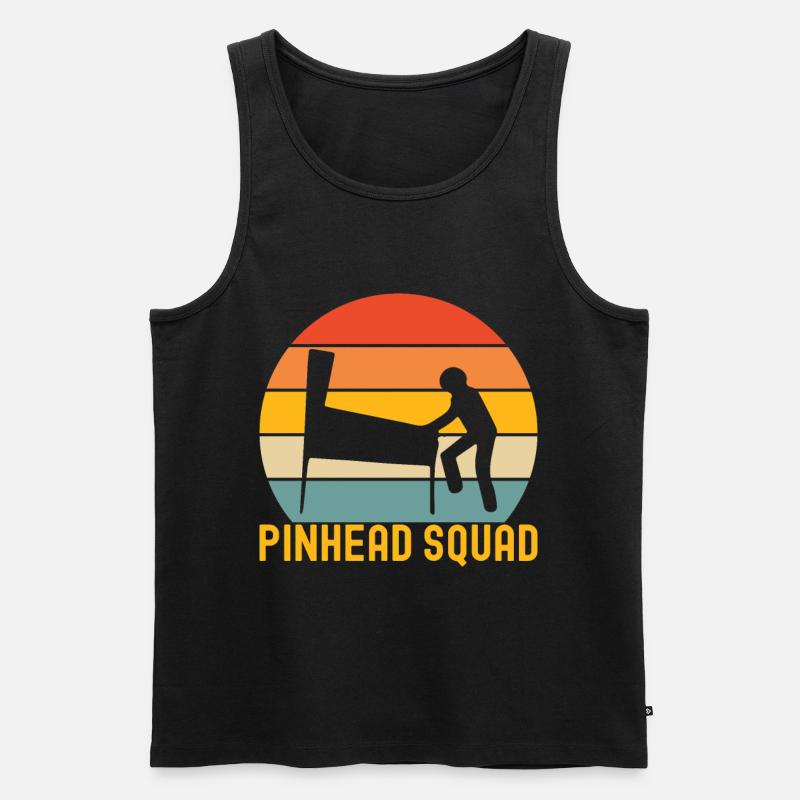 Pinball Flipper - Männer Premium Bio Tank Top - Schwarz