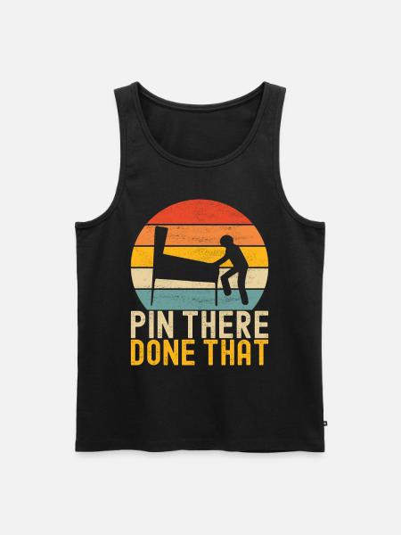 Pinball Flipper - Men's Premium Organic Tank Top - black