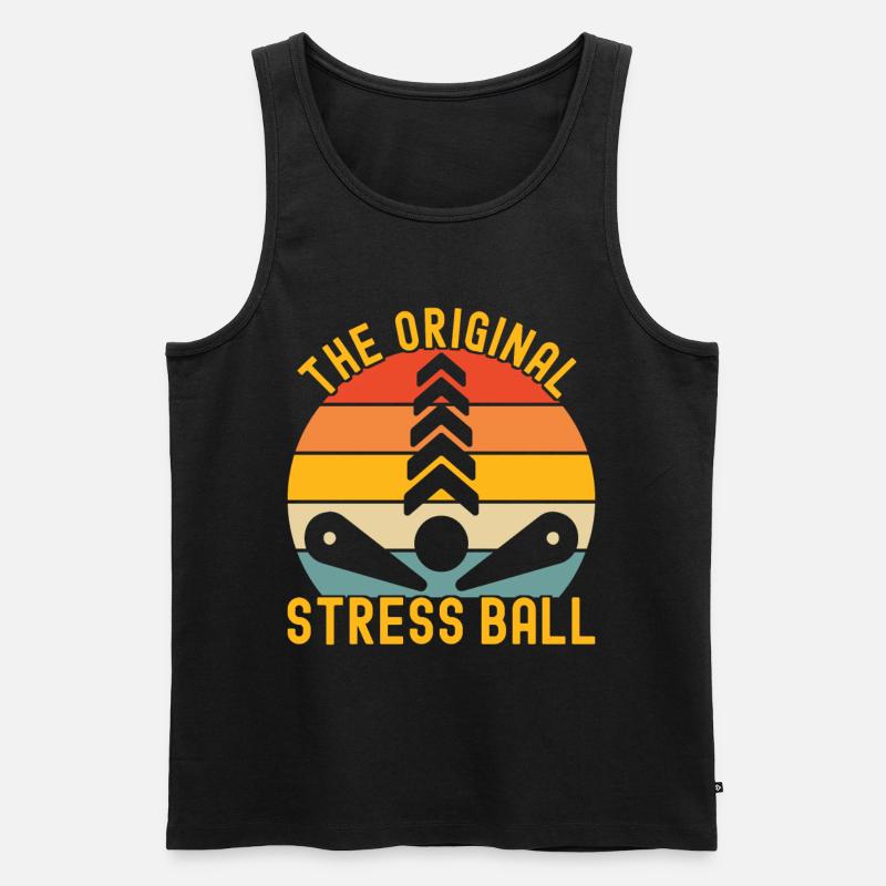 Pinball Flipper - Männer Premium Bio Tank Top - Schwarz