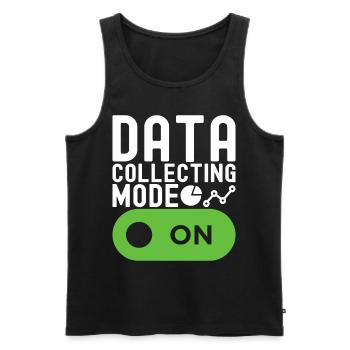 Data Science Datenanalyst - Männer Premium Bio Tank Top - Schwarz - Vorne - AI Model Male 178 light (178cm)