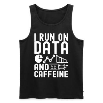 Data Science Datenanalyst - Männer Premium Bio Tank Top - Schwarz - Vorne - AI Model Male 178 light (178cm)