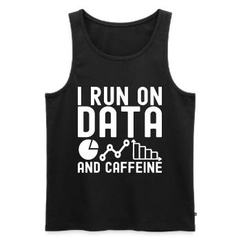 Data Science Datenanalyst - Männer Premium Bio Tank Top - Schwarz - Vorne - AI Model Male 178 light (178cm)