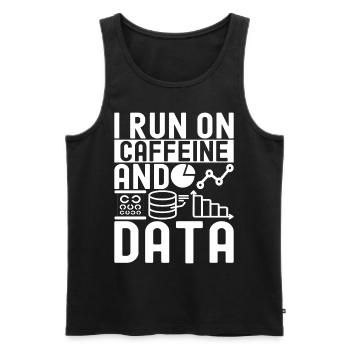 Data Science Datenanalyst - Männer Premium Bio Tank Top - Schwarz - Vorne - AI Model Male 178 light (178cm)