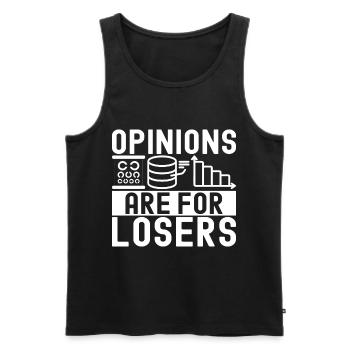 Data Science Datenanalyst - Männer Premium Bio Tank Top - Schwarz - Vorne - AI Model Male 178 light (178cm)