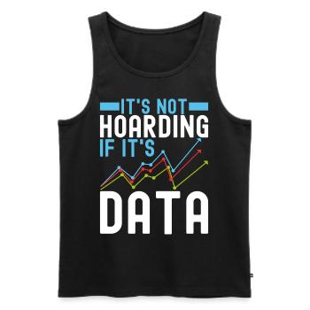Data Science Datenanalyst - Männer Premium Bio Tank Top - Schwarz - Vorne - AI Model Male 178 light (178cm)
