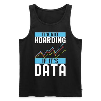 Data Science Datenanalyst - Männer Premium Bio Tank Top - Schwarz - Vorne - AI Model Male 178 light (178cm)
