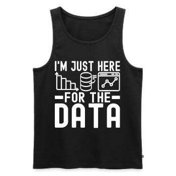 Data Science Datenanalyst - Männer Premium Bio Tank Top - Schwarz - Vorne - AI Model Male 178 light (178cm)