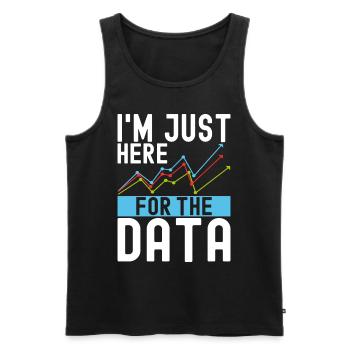 Data Science Datenanalyst - Männer Premium Bio Tank Top - Schwarz - Vorne - AI Model Male 178 light (178cm)