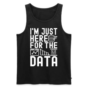 Data Science Datenanalyst - Männer Premium Bio Tank Top - Schwarz - Vorne - AI Model Male 178 light (178cm)