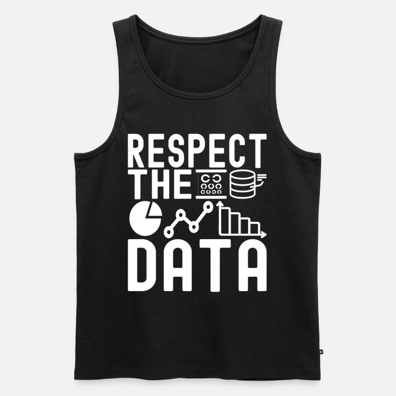 Data Science Datenanalyst - Männer Premium Bio Tank Top - Schwarz