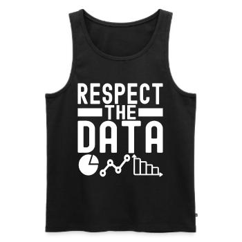 Data Science Datenanalyst - Männer Premium Bio Tank Top - Schwarz - Vorne - AI Model Male 178 light (178cm)