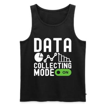 Data Science Datenanalyst - Männer Premium Bio Tank Top - Schwarz - Vorne - AI Model Male 178 light (178cm)