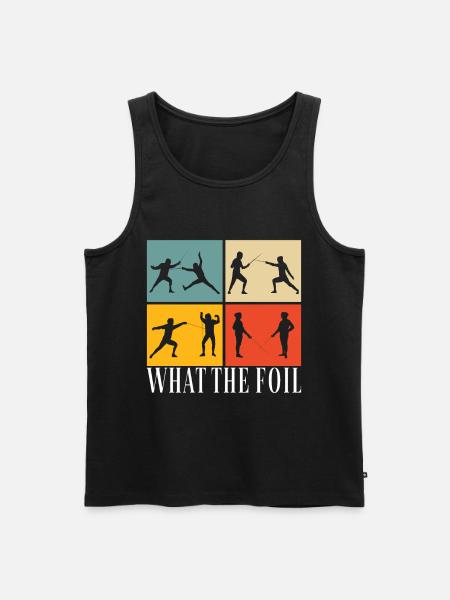 Fencing Fencing - Men's Premium Organic Tank Top - black