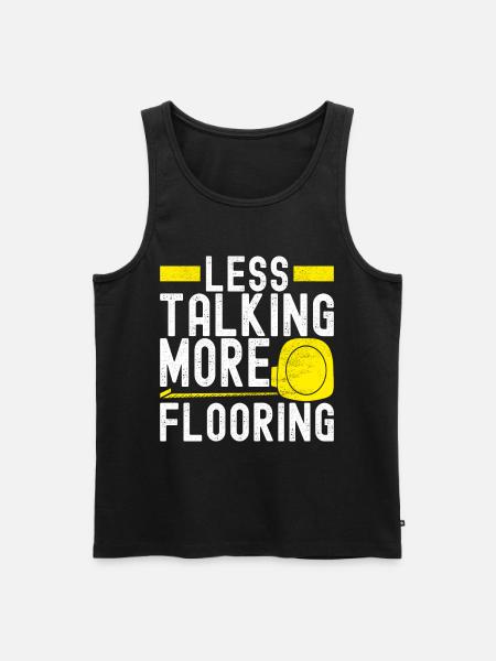 Tiler Floor Layer - Men's Premium Organic Tank Top - black