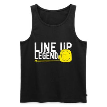 Tiler Floor Layer - Men's Premium Organic Tank Top - black - Front - AI Model Male 178 light (178cm)