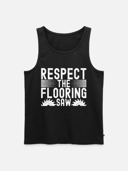 Tiler Floor Layer - Men's Premium Organic Tank Top - black