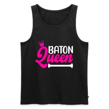 Majorette Gymnastique Majorettes Bâton Twirling - Débardeur bio Premium Homme - noir - Devant - Michal (187cm)