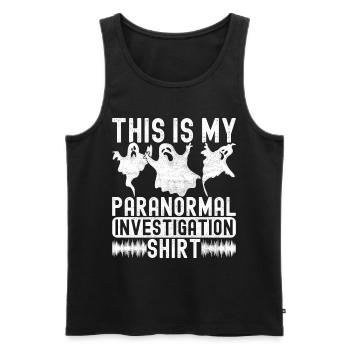 Paranormaler Ermittler Geister Jagen - Männer Premium Bio Tank Top - Schwarz - Vorne - AI Model Male 178 light (178cm)