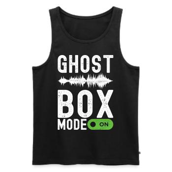Enquêteur paranormal Chasse aux fantômes - Débardeur bio Premium Homme - noir - Devant - Michal (187cm)
