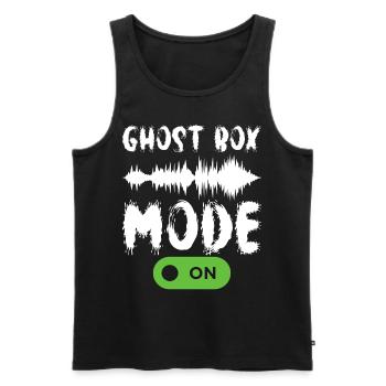 Enquêteur paranormal Chasse aux fantômes - Débardeur bio Premium Homme - noir - Devant - Michal (187cm)