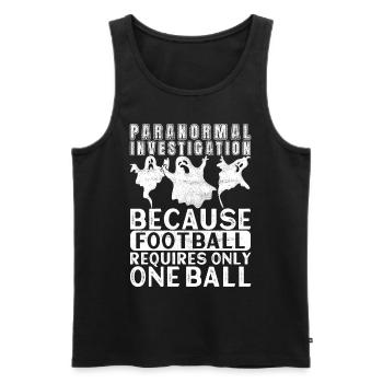 Paranormaler Ermittler Geister Jagen - Männer Premium Bio Tank Top - Schwarz - Vorne - AI Model Male 178 light (178cm)