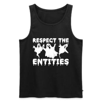 Paranormaler Ermittler Geister Jagen - Männer Premium Bio Tank Top - Schwarz - Vorne - AI Model Male 178 light (178cm)