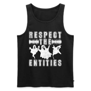 Paranormaler Ermittler Geister Jagen - Männer Premium Bio Tank Top - Schwarz - Vorne - AI Model Male 178 light (178cm)