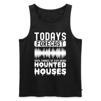 Paranormaler Ermittler Geister Jagen - Männer Premium Bio Tank Top - Schwarz - Vorne - AI Model Male 178 light (178cm)
