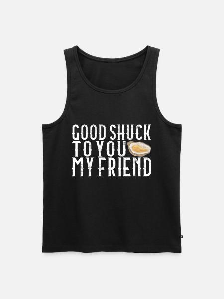 Oysters Oyster Lovers - Men's Premium Organic Tank Top - black