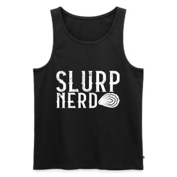 Oysters Oyster Lovers - Men's Premium Organic Tank Top - black - Front - Michal (187cm)