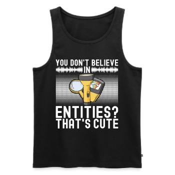 Paranormaler Ermittler Geister Jagen - Männer Premium Bio Tank Top - Schwarz - Vorne - AI Model Male 178 light (178cm)