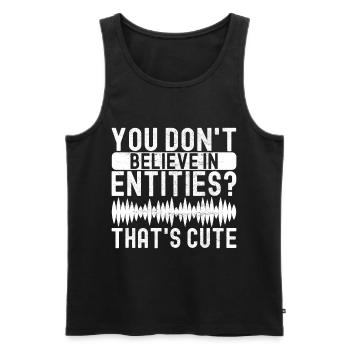 Paranormaler Ermittler Geister Jagen - Männer Premium Bio Tank Top - Schwarz - Vorne - AI Model Male 178 light (178cm)